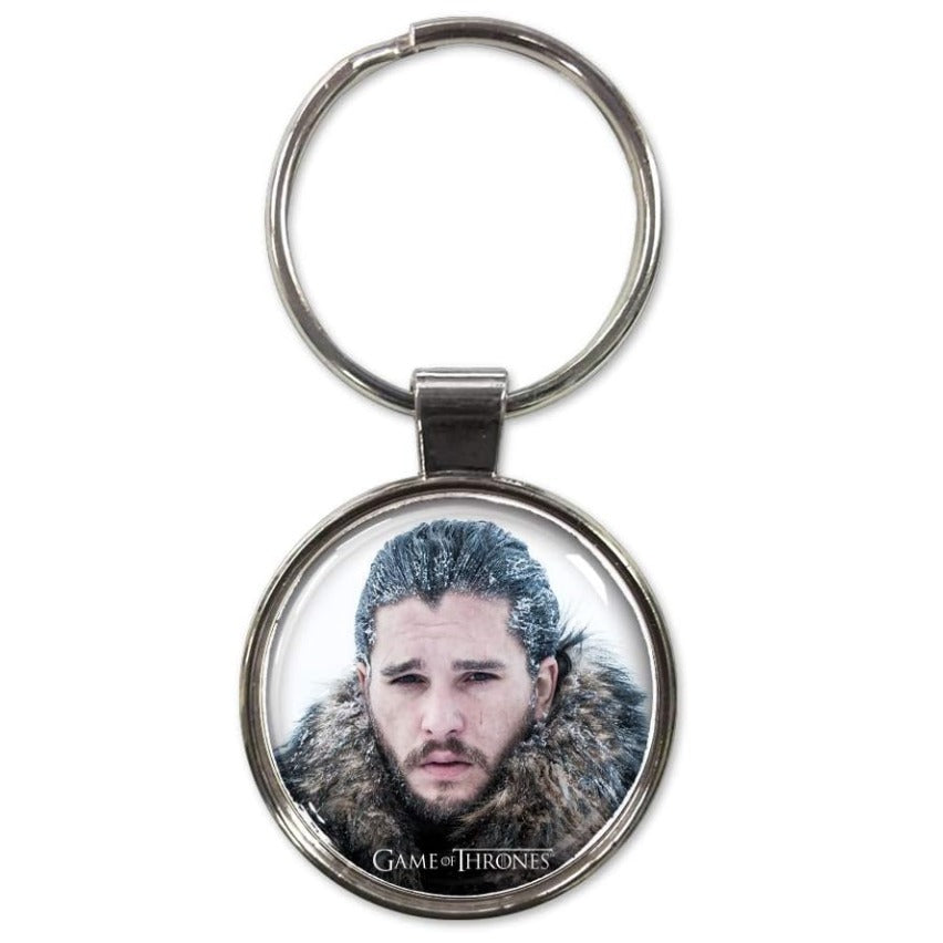 Ata-Boy Game of Thrones Jon Snow 1.5" Fob Keychain for Keys