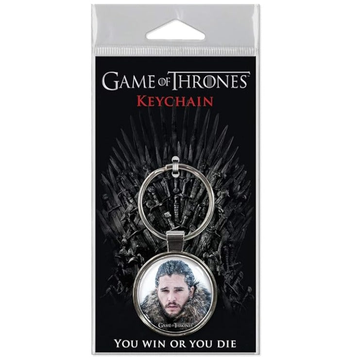 Ata-Boy Game of Thrones Jon Snow 1.5" Fob Keychain for Keys