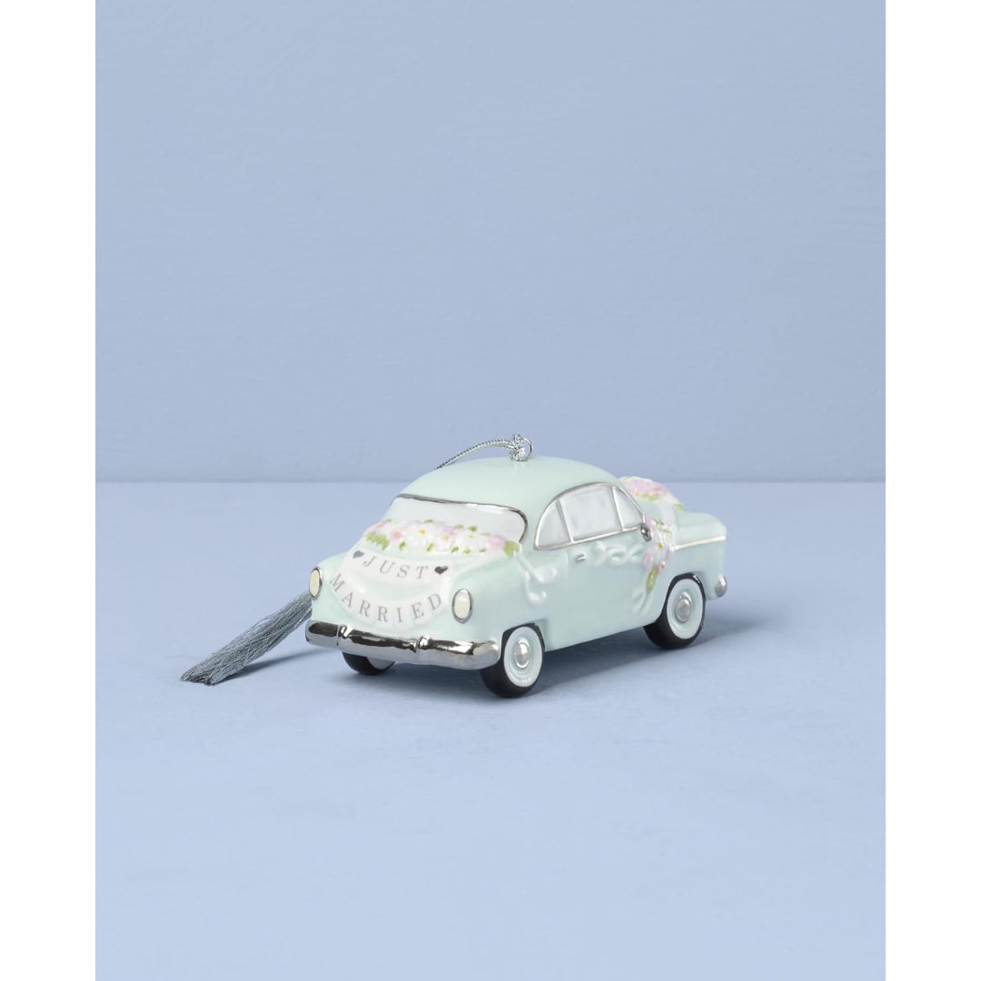 Lenox 2026 Just Married Vintage Car Ornament