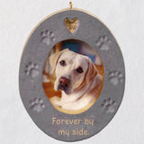 Forever by My Side, Pet Memorial, 2019 Keepsake Photo Ornament