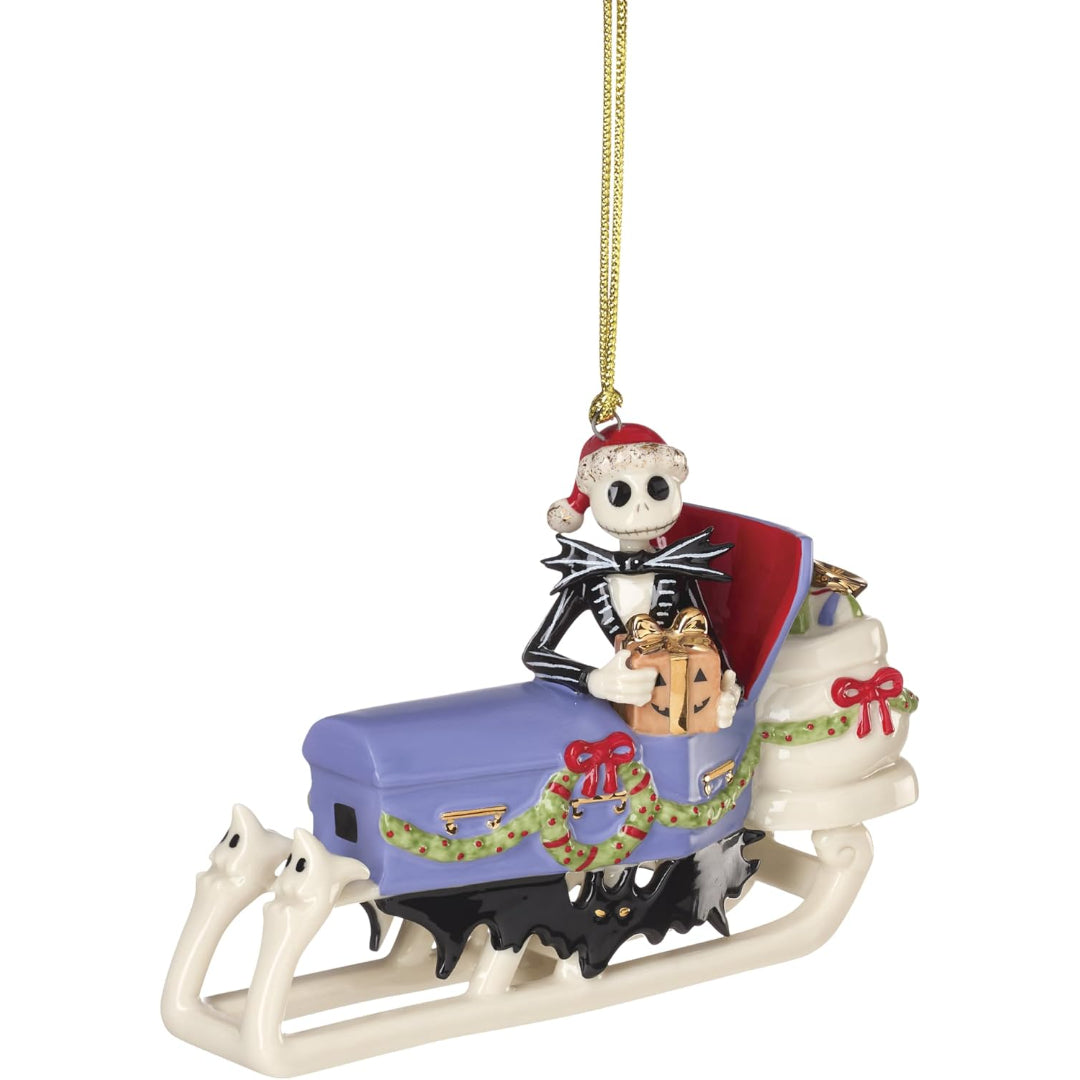 Lenox 2026 Jack Skellington Sledding Ornament