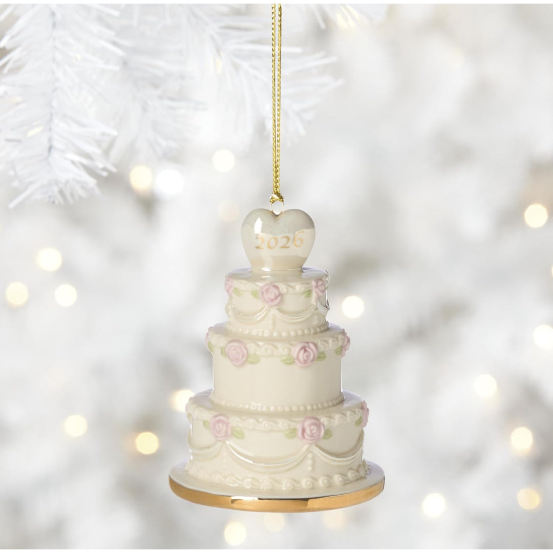 Lenox 2026 Wedding Cake Ornament