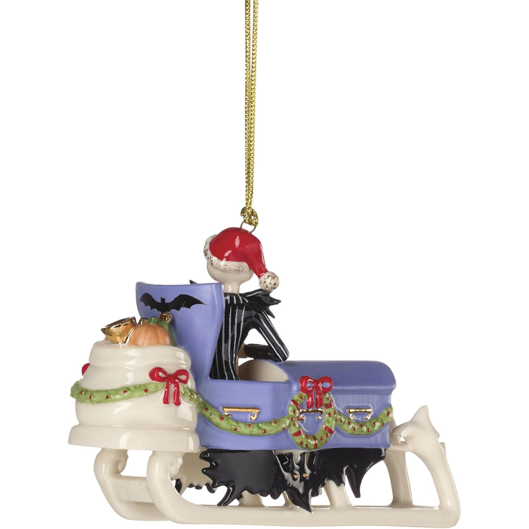Lenox 2026 Jack Skellington Sledding Ornament