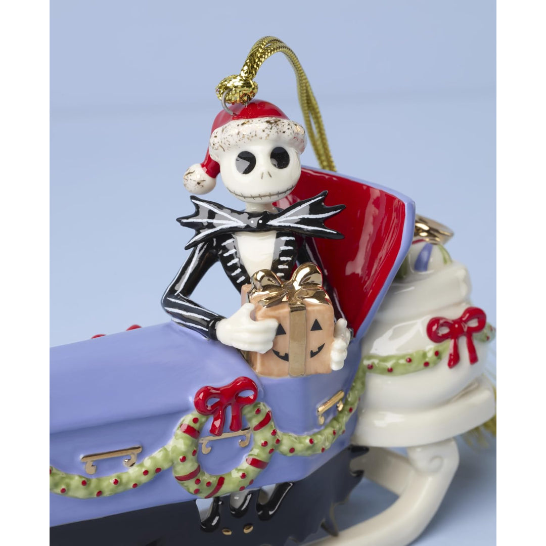 Lenox 2026 Jack Skellington Sledding Ornament