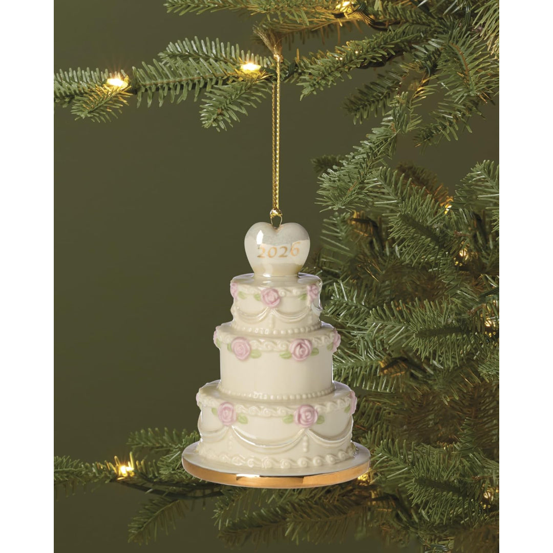 Lenox 2026 Wedding Cake Ornament