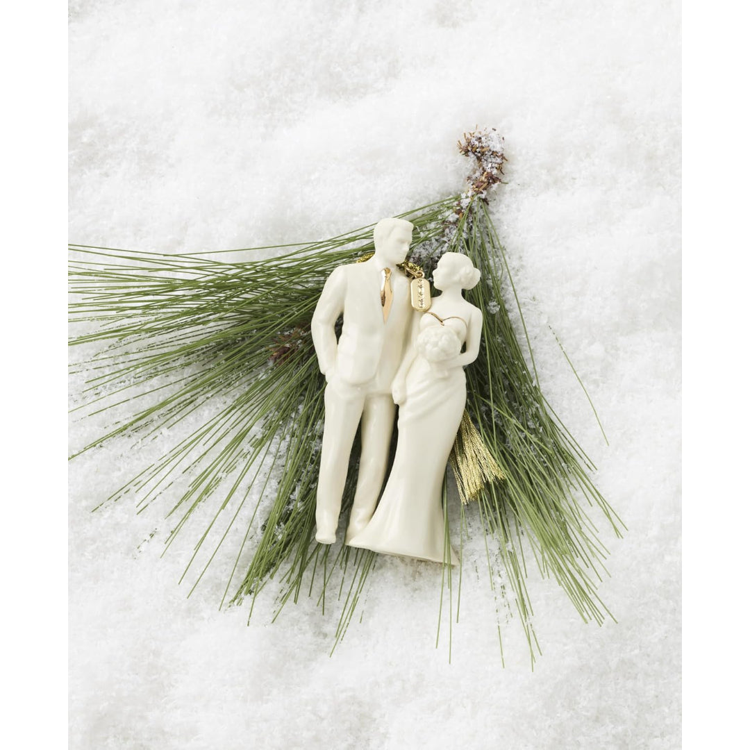 Lenox 2026 Bride & Groom Ornament