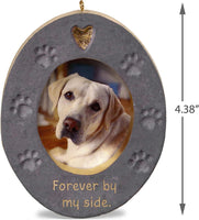 Forever by My Side, Pet Memorial, 2019 Keepsake Photo Ornament