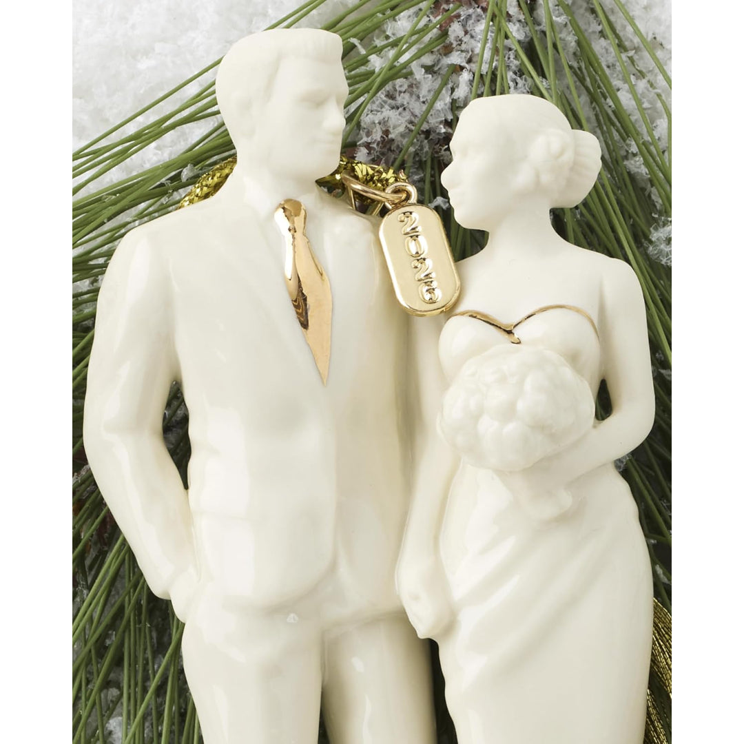 Lenox 2026 Bride & Groom Ornament
