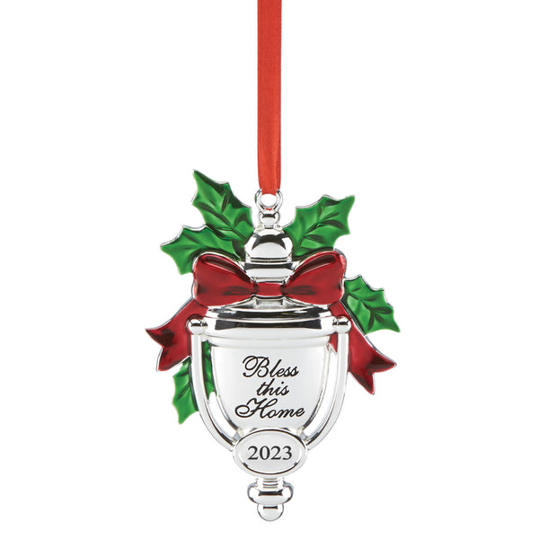 Lenox 2023 Bless This Home Metal Ornament