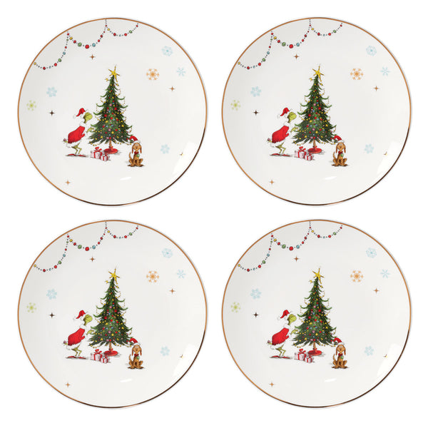 Lenox Merry Grinchmas Dinner Plates (Set of 4) Celebrations Hallmark