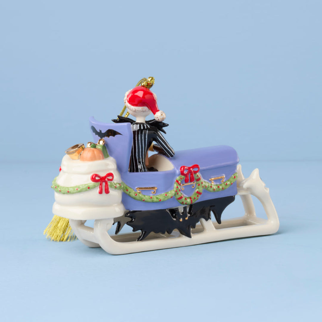Lenox 2026 Jack Skellington Sledding Ornament