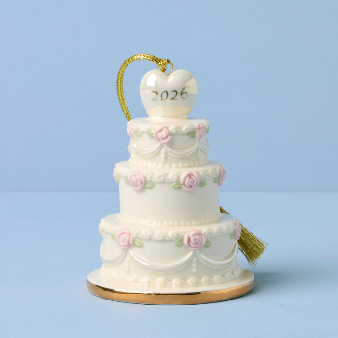 Lenox 2026 Wedding Cake Ornament
