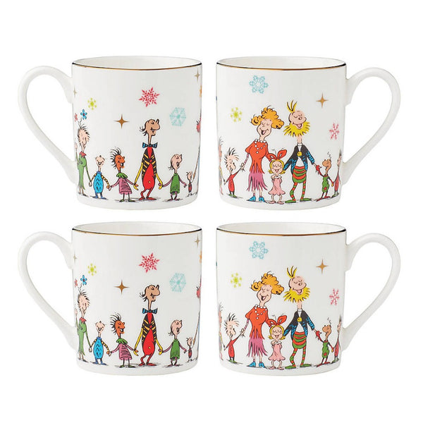 Lenox China Merry Grinchmas Mugs (Set of 4)