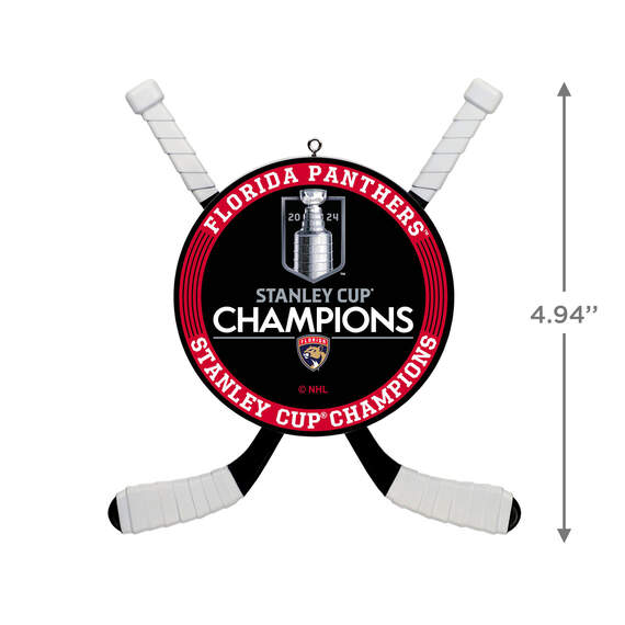 NHL Florida Panthers™ 2024 Stanley Cup® Champions Hockey Ornament