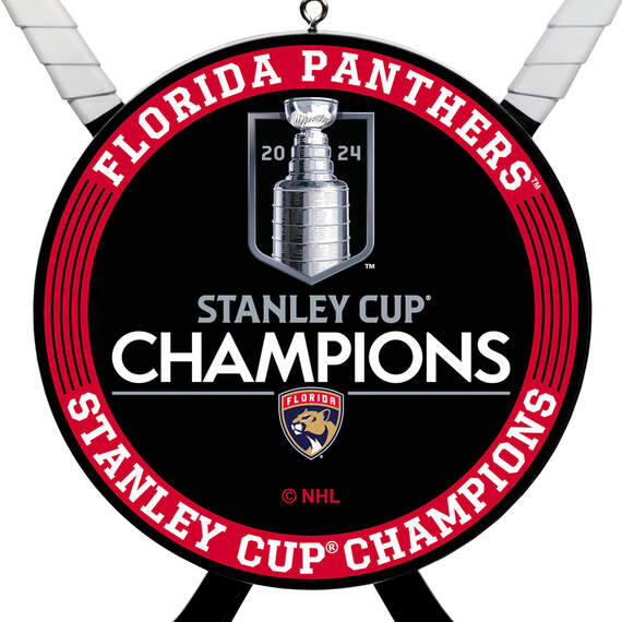 NHL Florida Panthers™ 2024 Stanley Cup® Champions Hockey Ornament