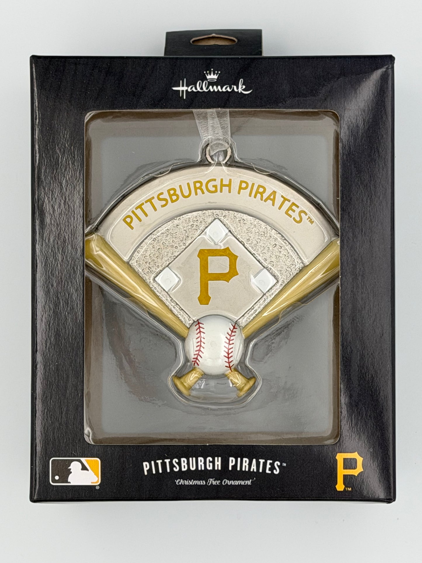 Hallmark MLB Pittsburgh Pirates Metal Baseball Diamond Ornament