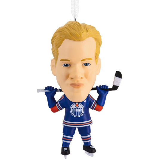 Hallmark NHL Edmonton Oilers Connor McDavid Bouncing Buddy Ornament