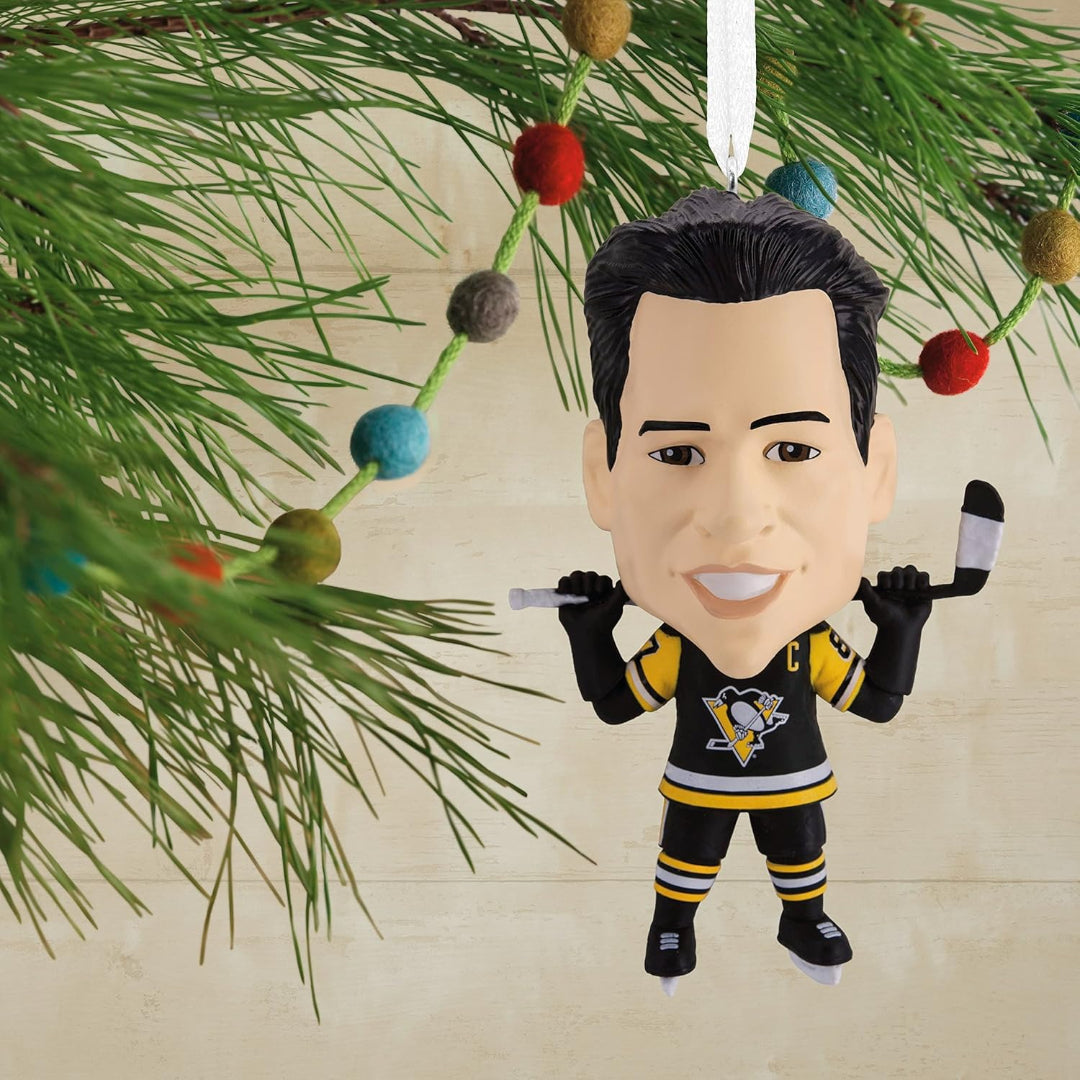 Hallmark NHL Pittsburgh Penguins Sidney Crosby Bouncing Buddy Bobblehead Ornament