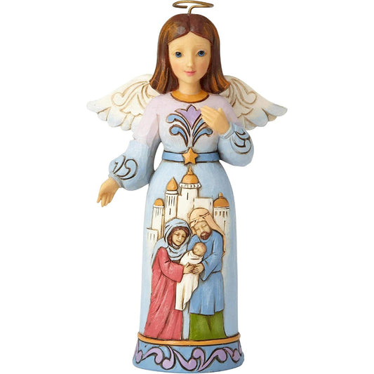 Jim Shore Heartwood Creek Pint Size Nativity Angel Figurine, 5.5"