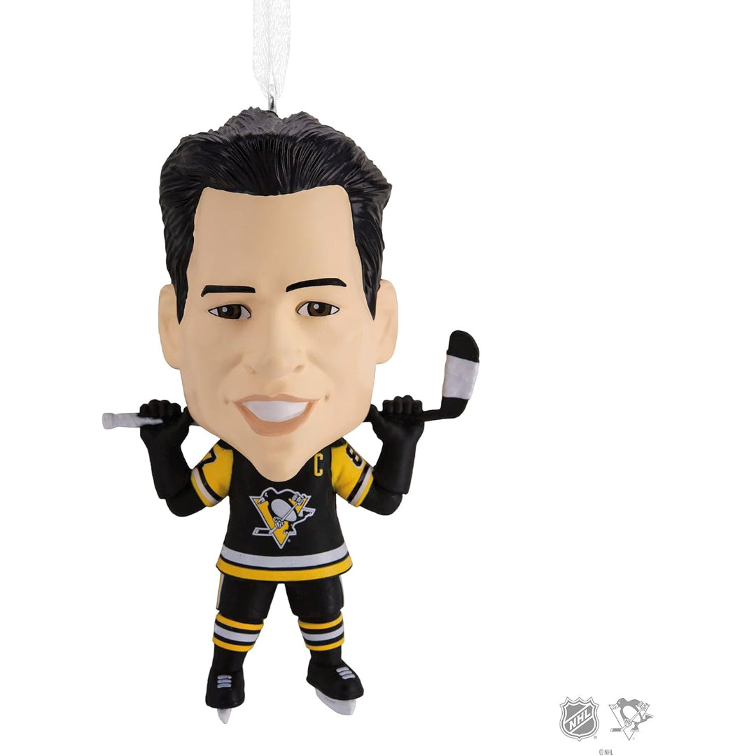 Hallmark NHL Pittsburgh Penguins Sidney Crosby Bouncing Buddy Bobblehead Ornament