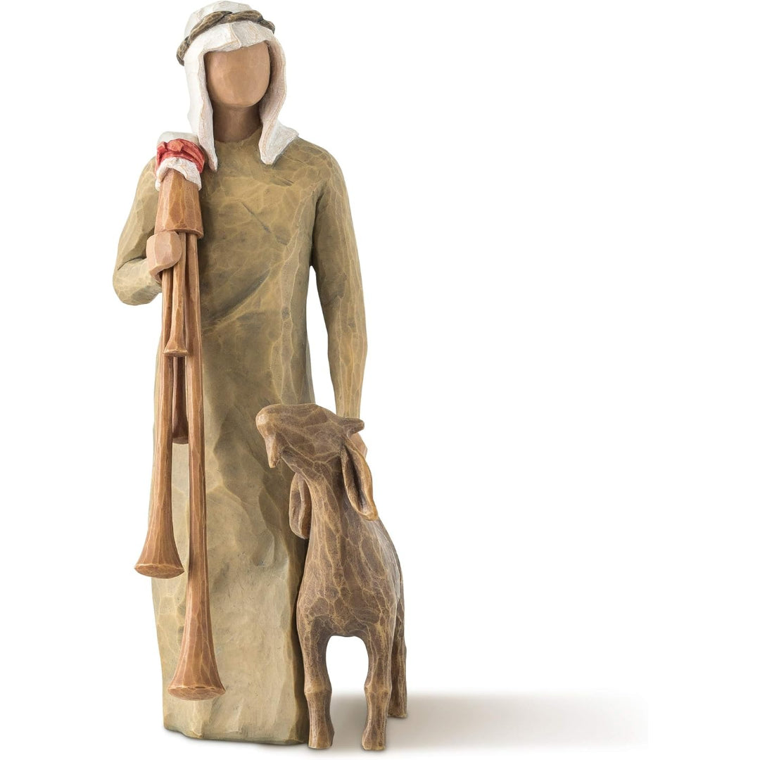 Willow Tree Zampognaro (Shepherd with Bagpipe) Figurine