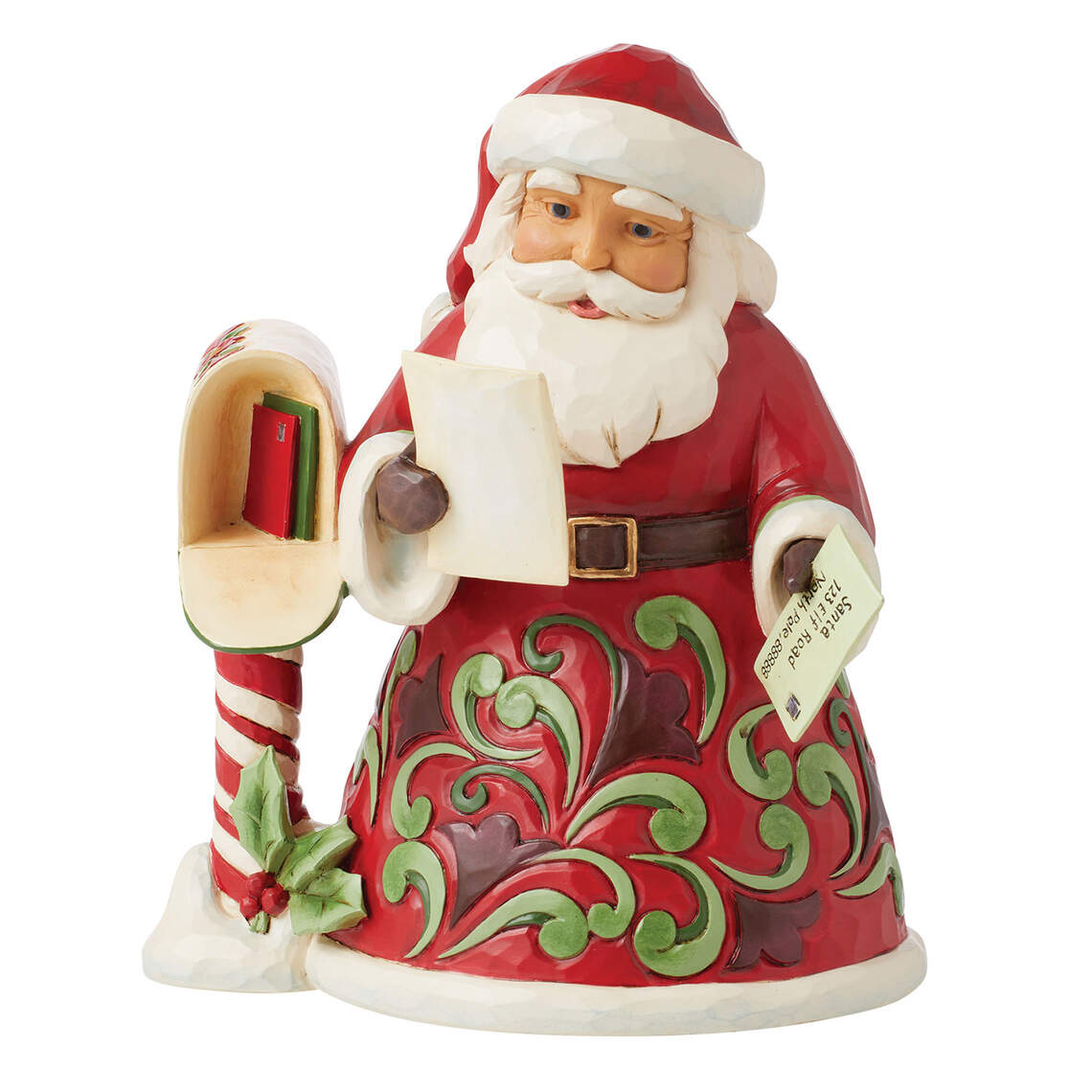 Jim Shore Santa With Letter 2024 Dated Figurine