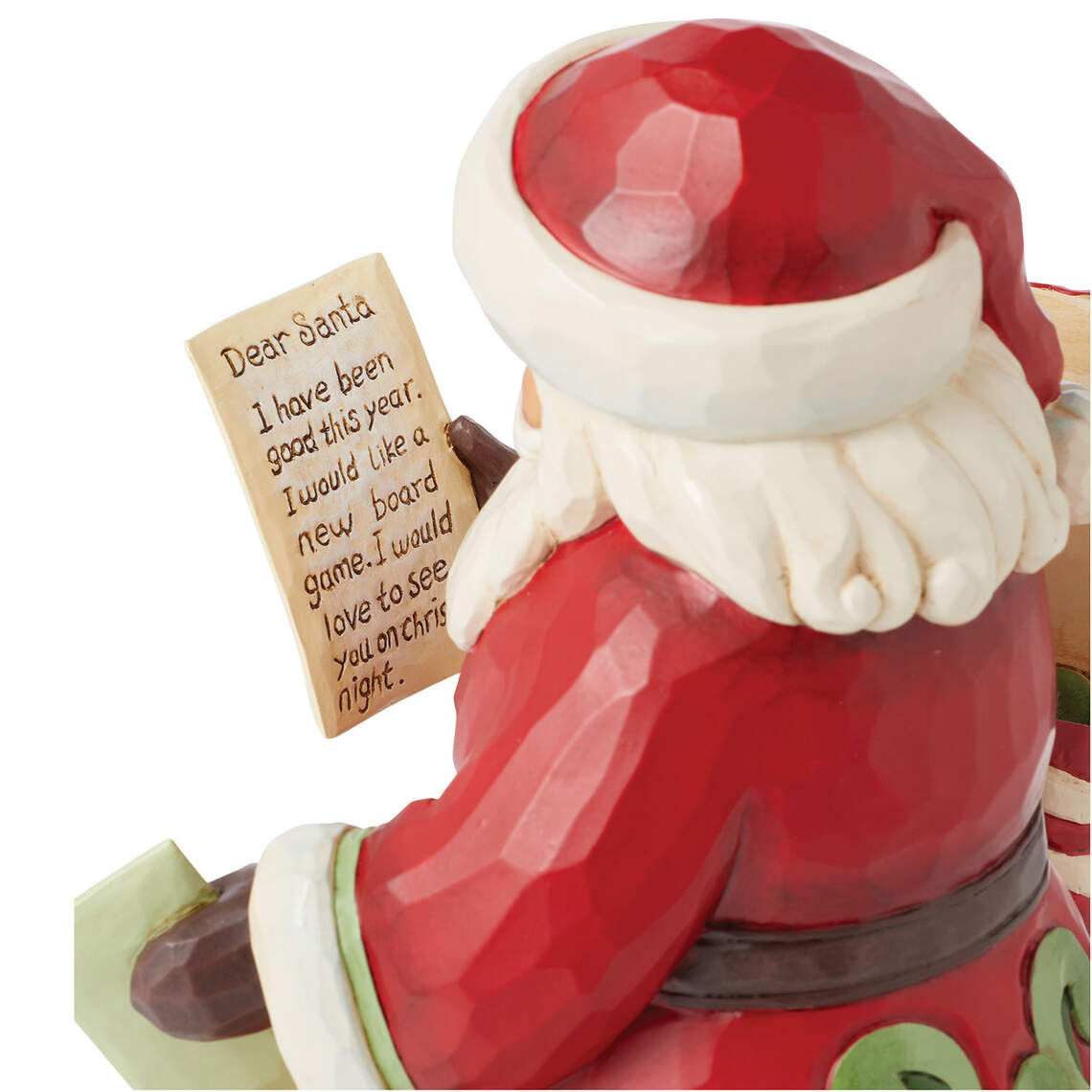 Jim Shore Santa With Letter 2024 Dated Figurine