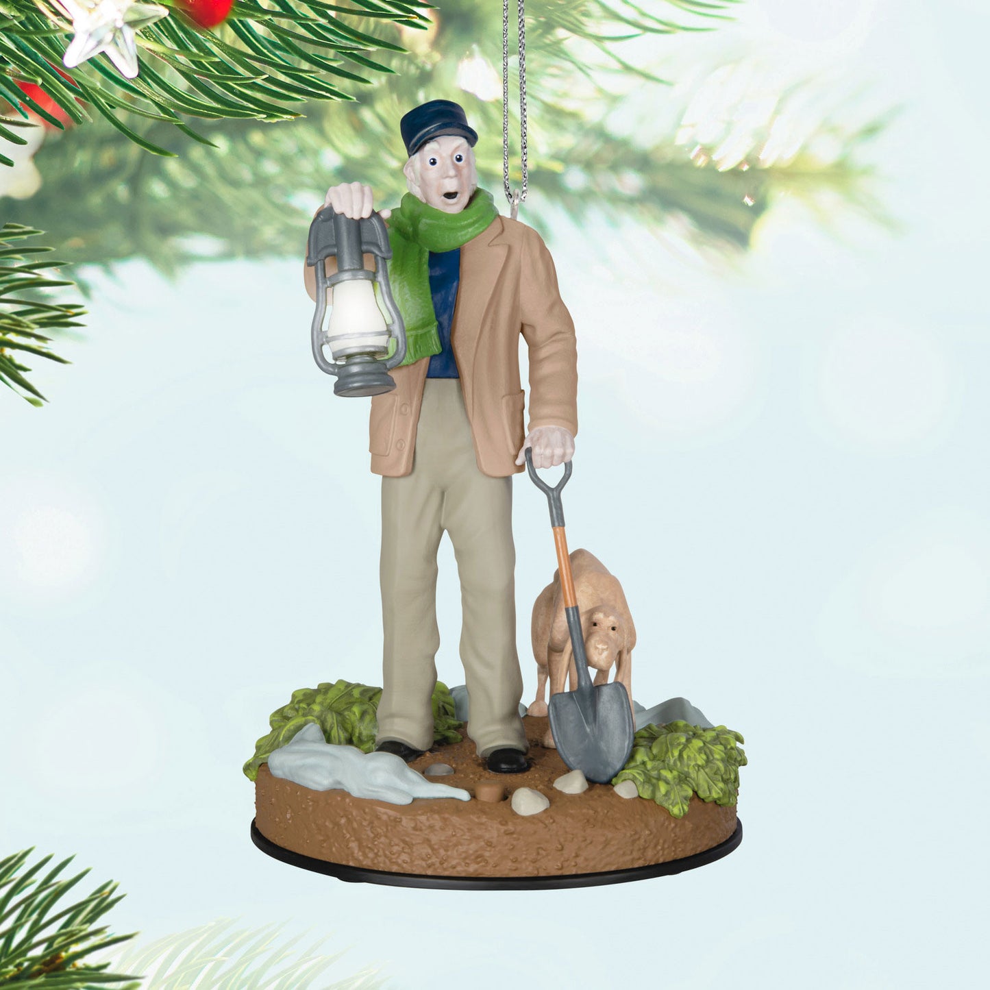 Disney The Haunted Mansion Collection The Caretaker and His Dog 2024 Keepsake Ornament