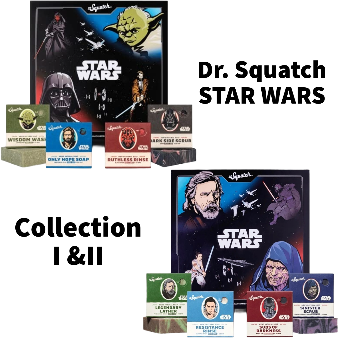 Dr. Squatch All Natural Soap, Star Wars Collections I & II