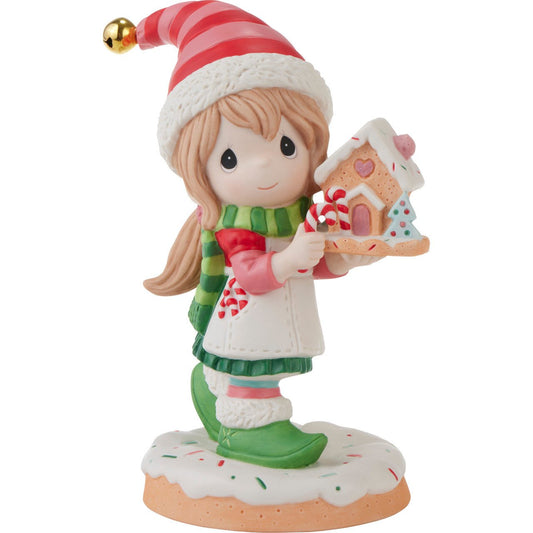 A Christmas Treat For Someone Sweet Annual Elf Figurine