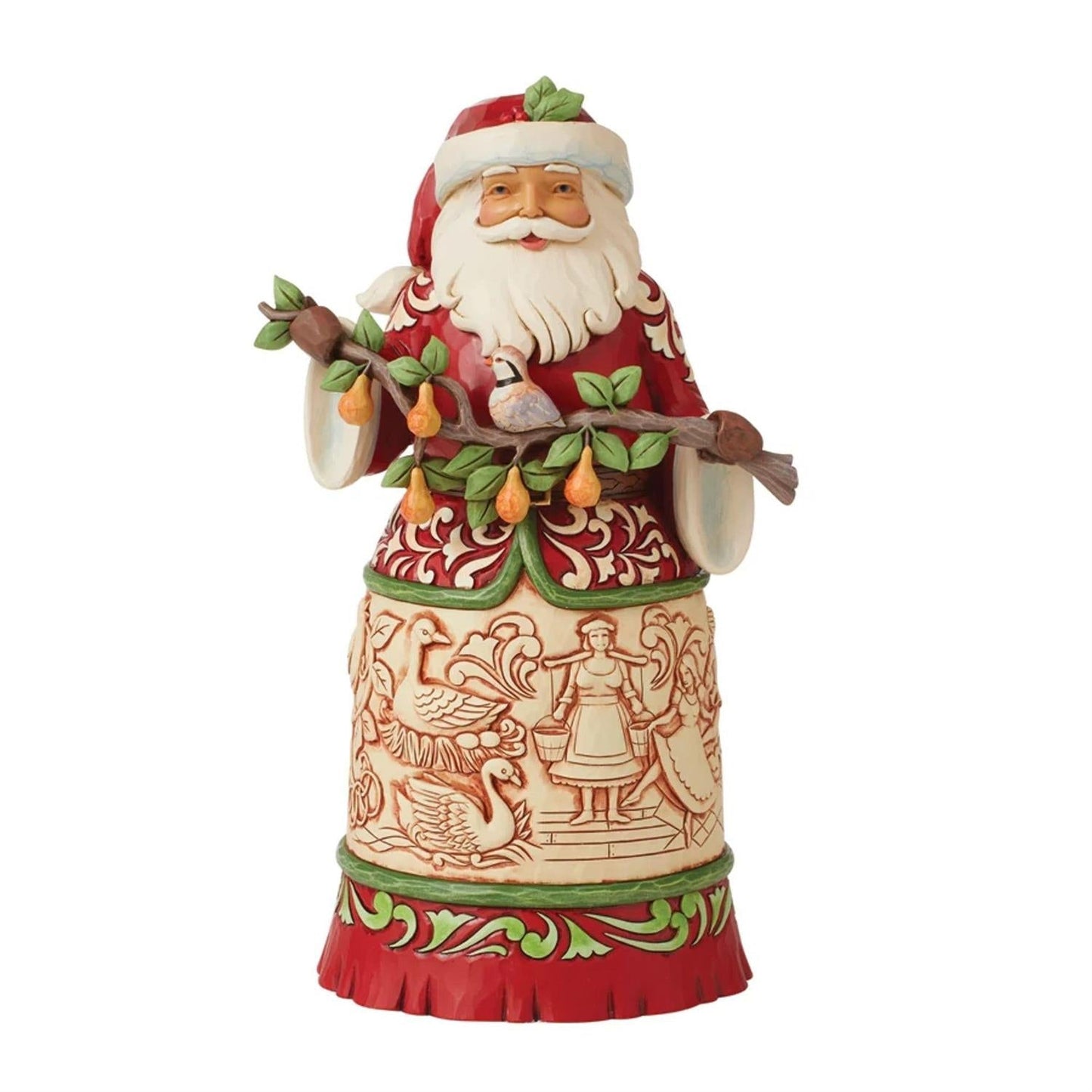 "A Partridge in a Pear Tree" Worldwide Event Santa Figurine