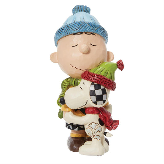 "A Warm Hug" Snoopy & Charlie Brown Hugging