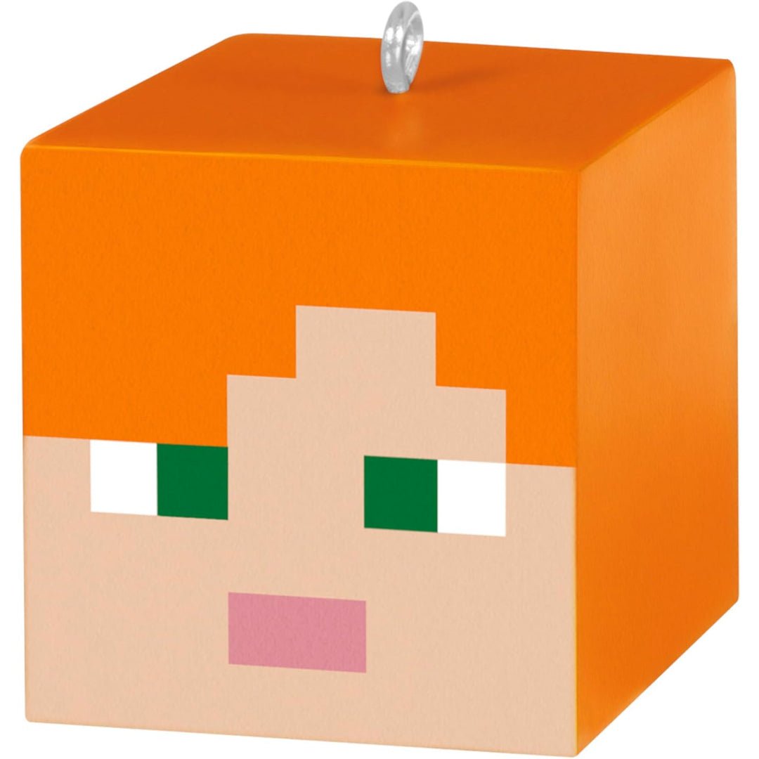 Alex, Steve and Arctic Fox Minecraft 2025 Miniature Keepsake Ornaments
