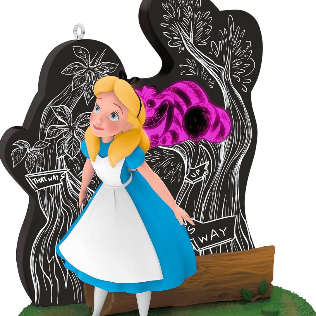 Alice and the Cheshire Cat Disney Alice in Wonderland 2025 Keepsake Ornament
