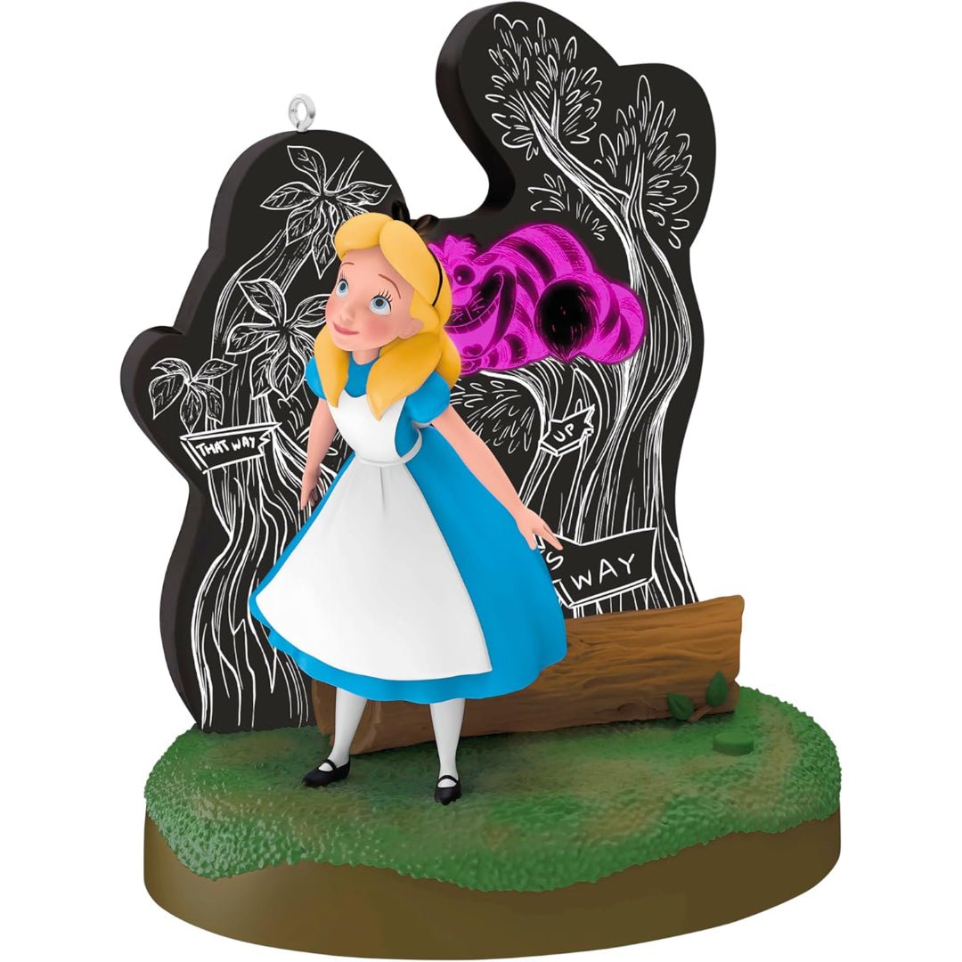 Alice and the Cheshire Cat Disney Alice in Wonderland 2025 Keepsake Ornament