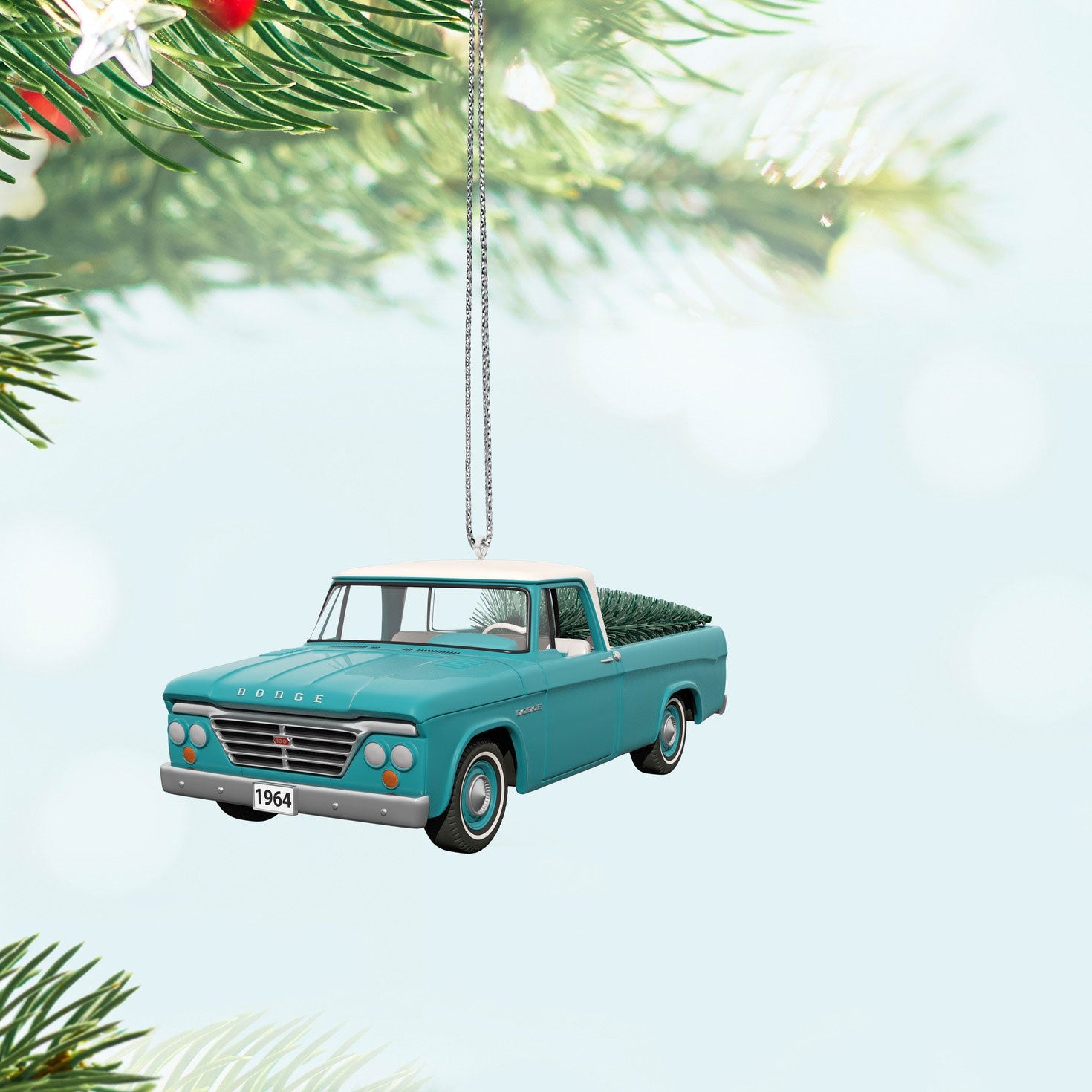 All-American Trucks #30 1964 Dodge D-100 2024 Metal Keepsake Ornament