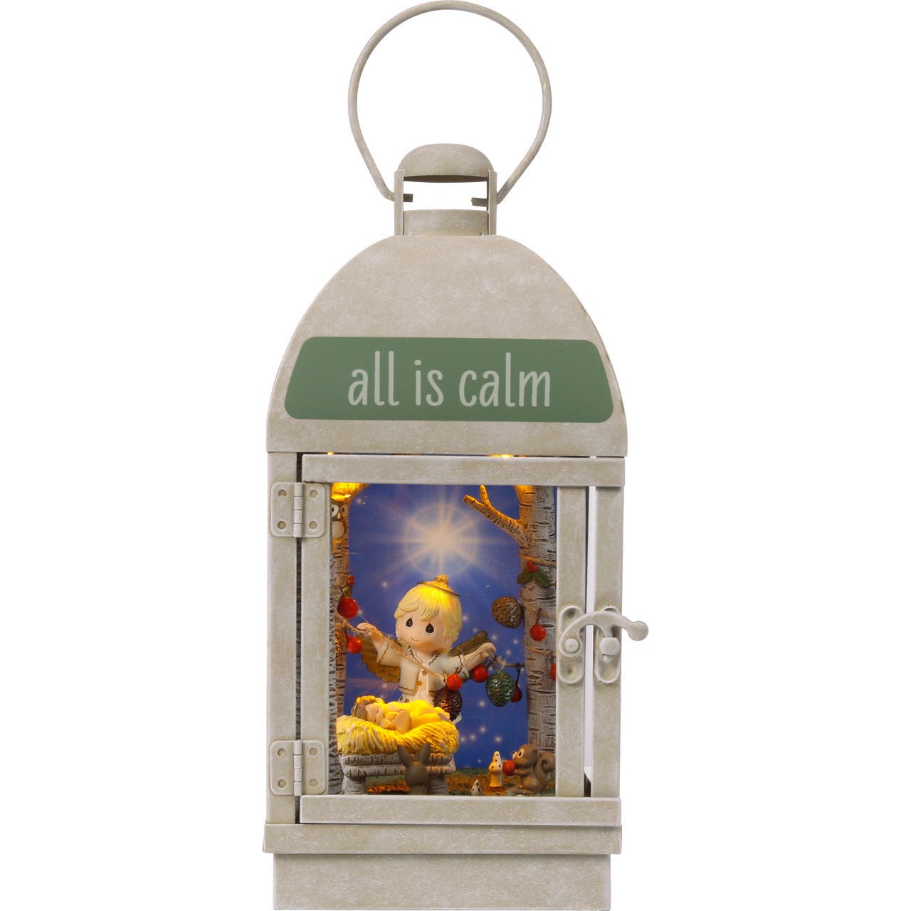 All Is Calm, All Is Bright LED Musical Lantern