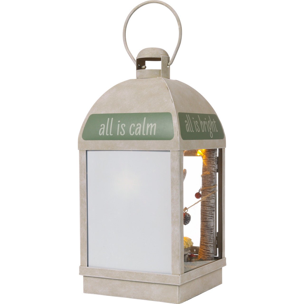 All Is Calm, All Is Bright LED Musical Lantern