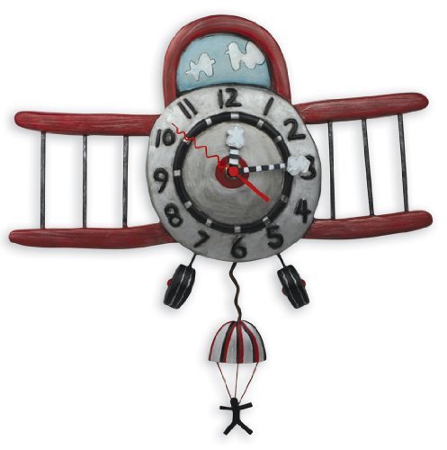 Allen Designs Airplane Jumper Pendulum Clock