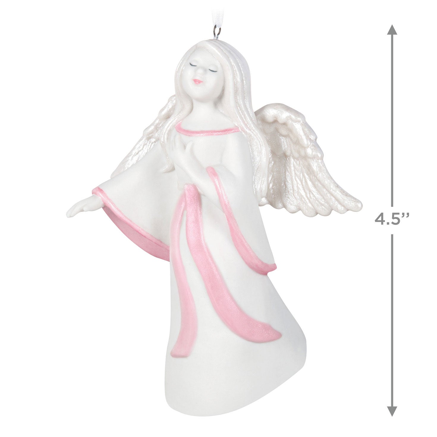 Angel of Healing Porcelain 2024 Keepsake Ornament Benefiting Susan G. Komen