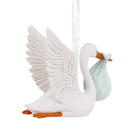 Arriving Soon Stork Pregnancy Tree Trimmer Ornament