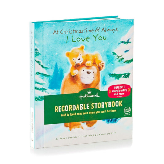 At Christmastime & Always, I Love You Recordable Storybook