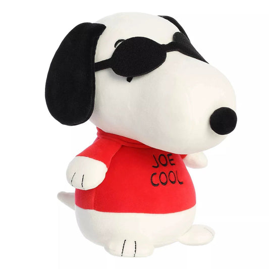 Aurora Adorable Peanuts Squishy Joe Cool Snoopy Stuffed Animal, White, 8.5"