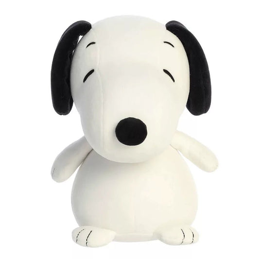 Aurora Adorable Peanuts Squishy Snoopy Stuffed Animal, White, 8.5"
