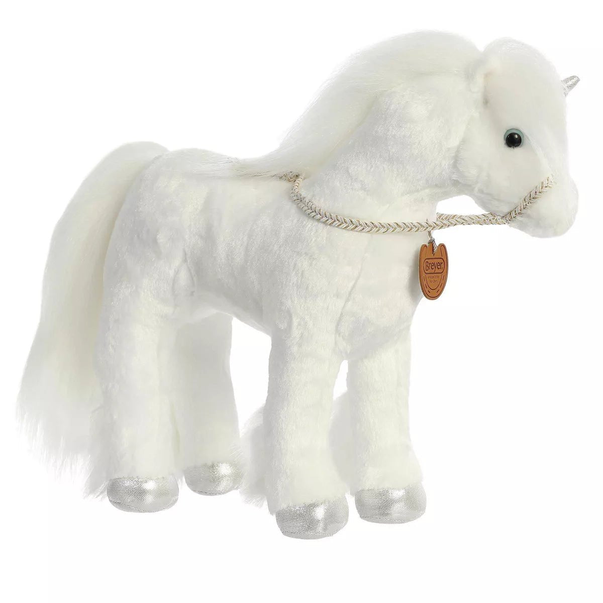 Aurora Breyer Showstopper White Xavier Horse 13"
