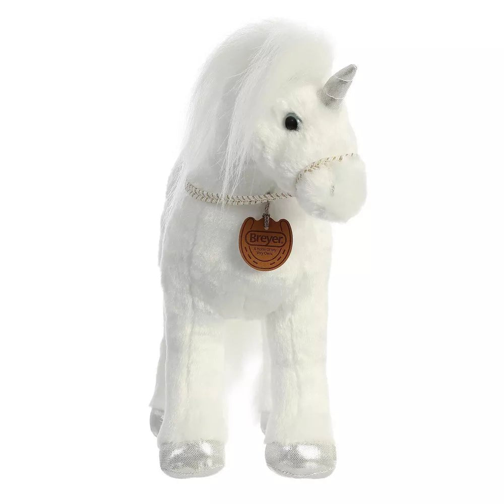 Aurora Breyer Showstopper White Xavier Horse 13"