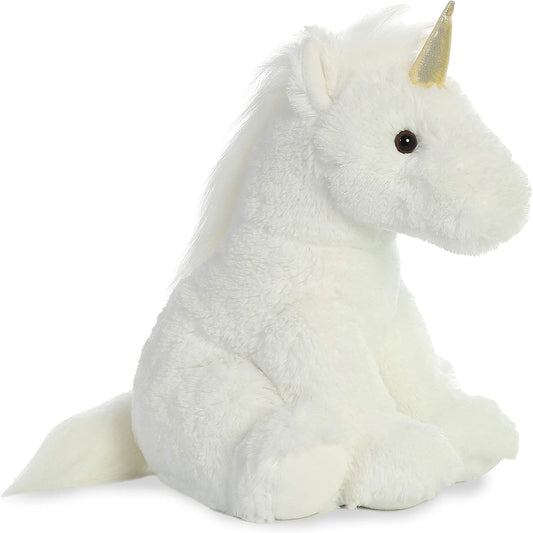 Aurora White Unicorn Stuffed Animal 14"