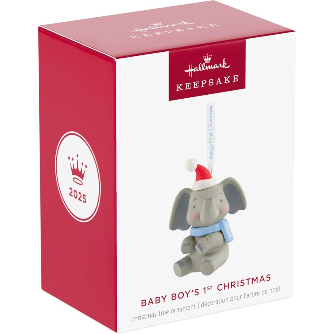 Baby Boy's 1st Christmas 2025 Keepsake Ornament