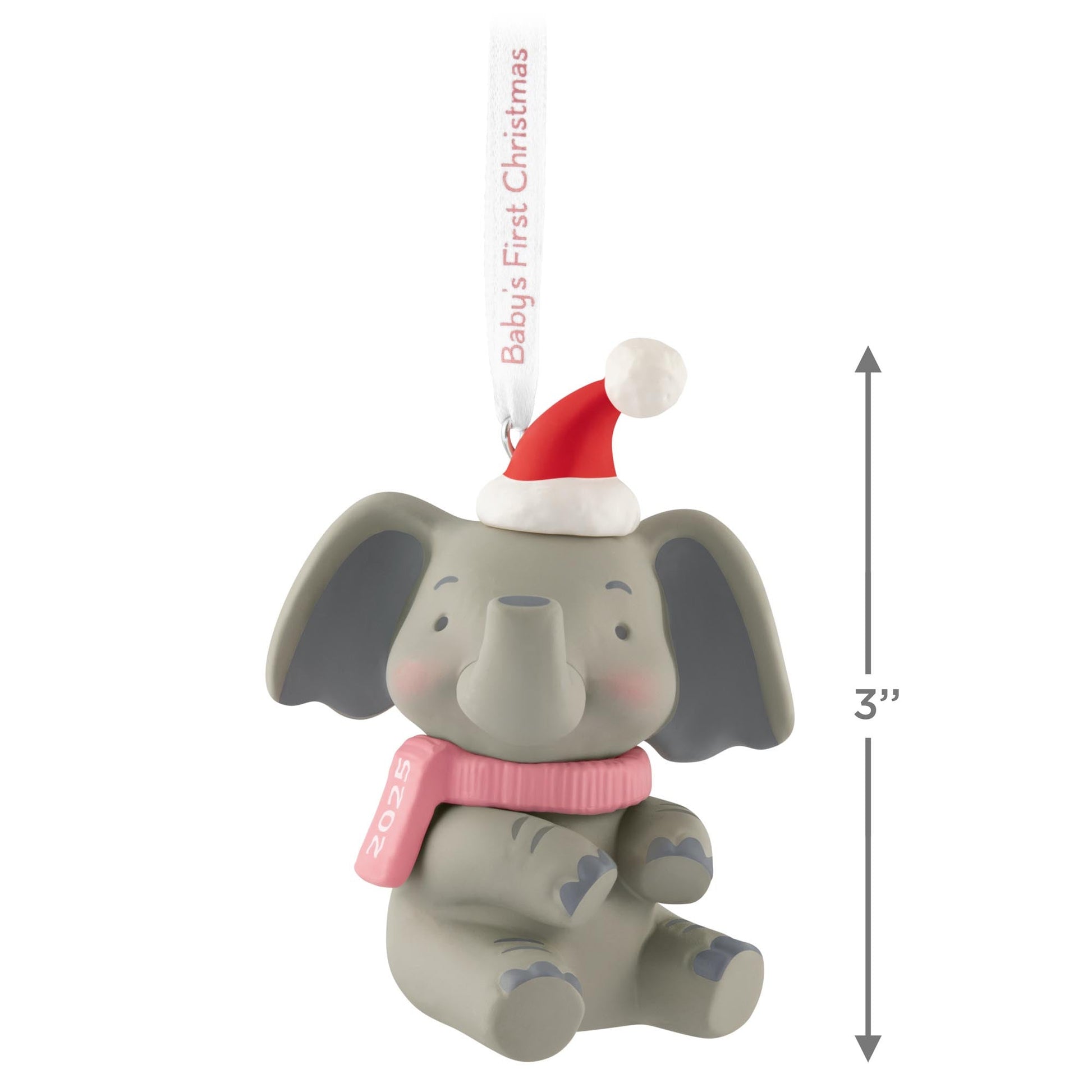 Baby Girl's 1st Christmas 2025 Keepsake Ornament