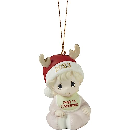 Baby’s First Christmas 2023 Dated Girl Ornament, Multicolor